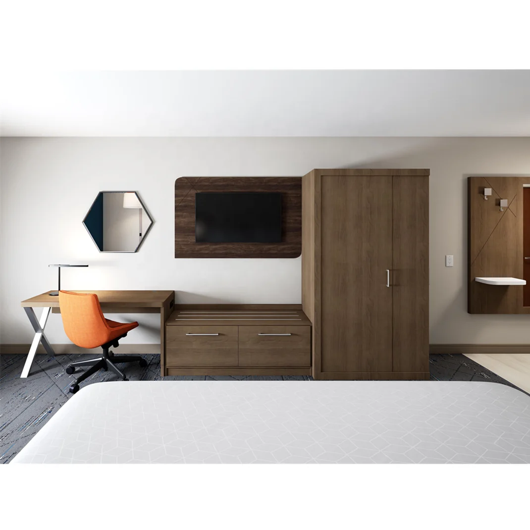 Formica Laminate Holiday Inn Hotel Bedroom Furniture