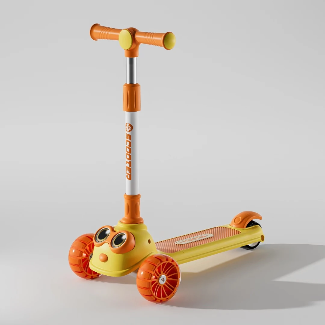 low price Kids Kick Foot Scooter 3 Pu Wheel Baby Outdoor Toys Bike Scooter for sale Cheap Pedal Scooter For Children