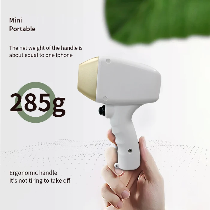 Professional portable 808 diode laser machine mini diodo laser 808nm 755 808 1064 diode laser hair removal machine