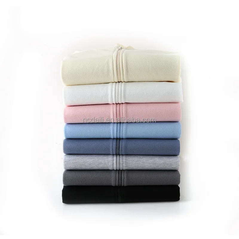 Wholesale  Custom Street Wear Organic Cotton Hoodie Unisex Plain Zip Up Pullover Hoodie OEM