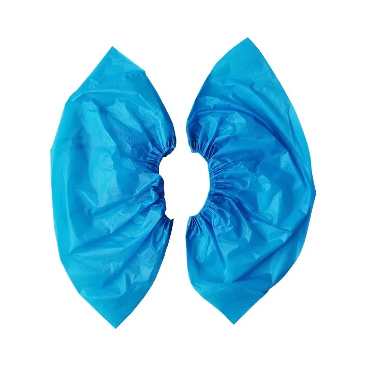 
Disposable 4.5g 0.04mm Thickness Blue Color CPE Shoe Cover Outlet 