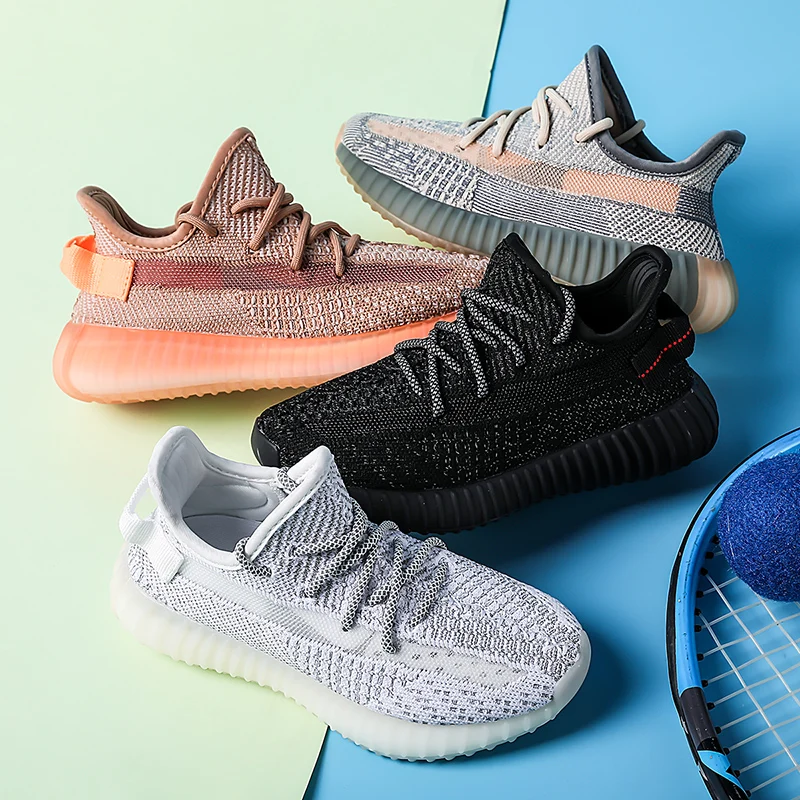 Wholesale Designer Kid Running Sneakers Casual Breathable Brand Shoes Yeezy Yezzy 350