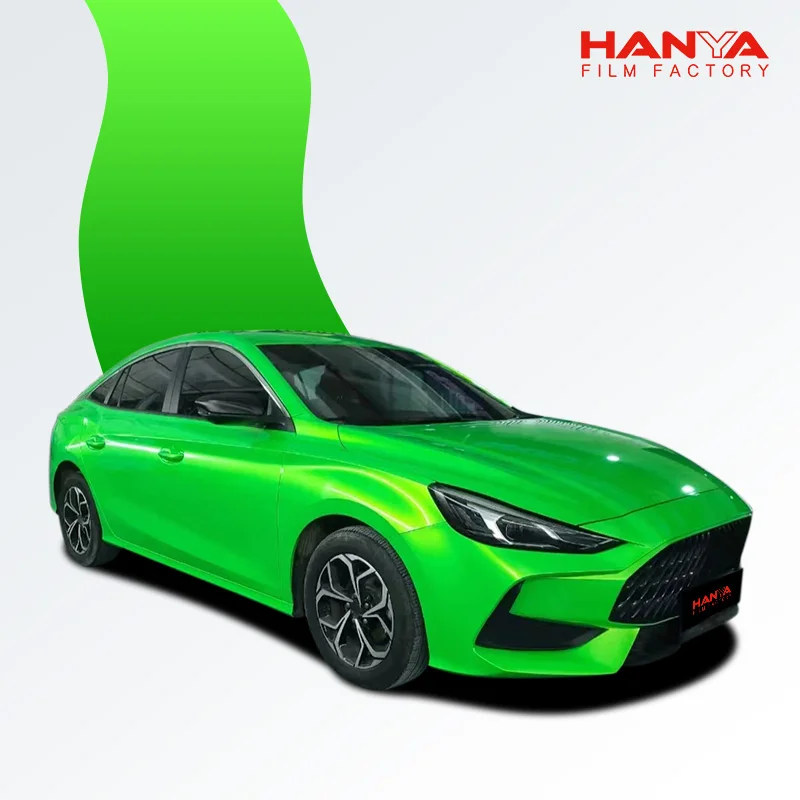 PET Pearlescent Vinyl car wrapping  glossy vinyl Film