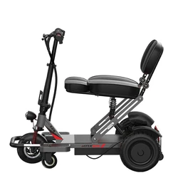 3 Wheel Elderly Electric Motorized Tricycle Lightweight Foldable Portable Folding Mobility Scooter for Disabled