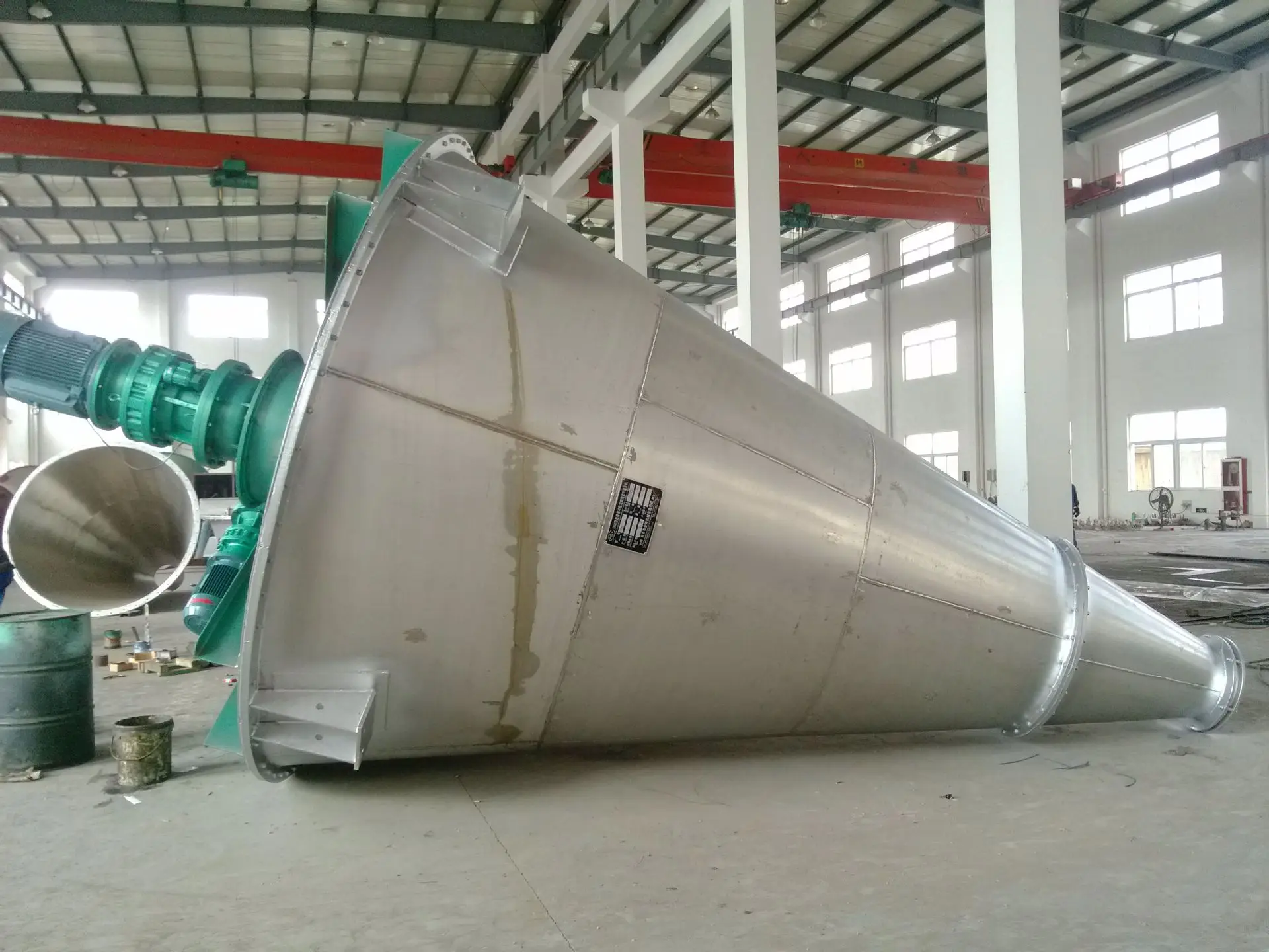 Factory Chemical Powder Mixer Industrial Mixing Single Screw Conical Mixer