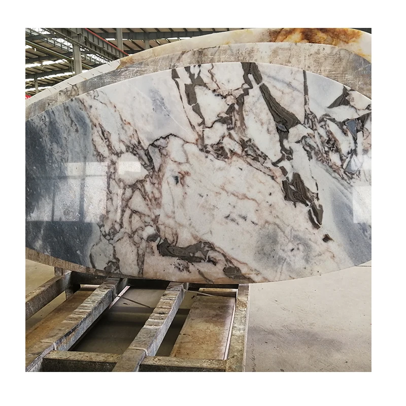 India Inlay Floor Bathroom Polish Bath Soround China Galaxy Blue Marble Tile For Floor Marble