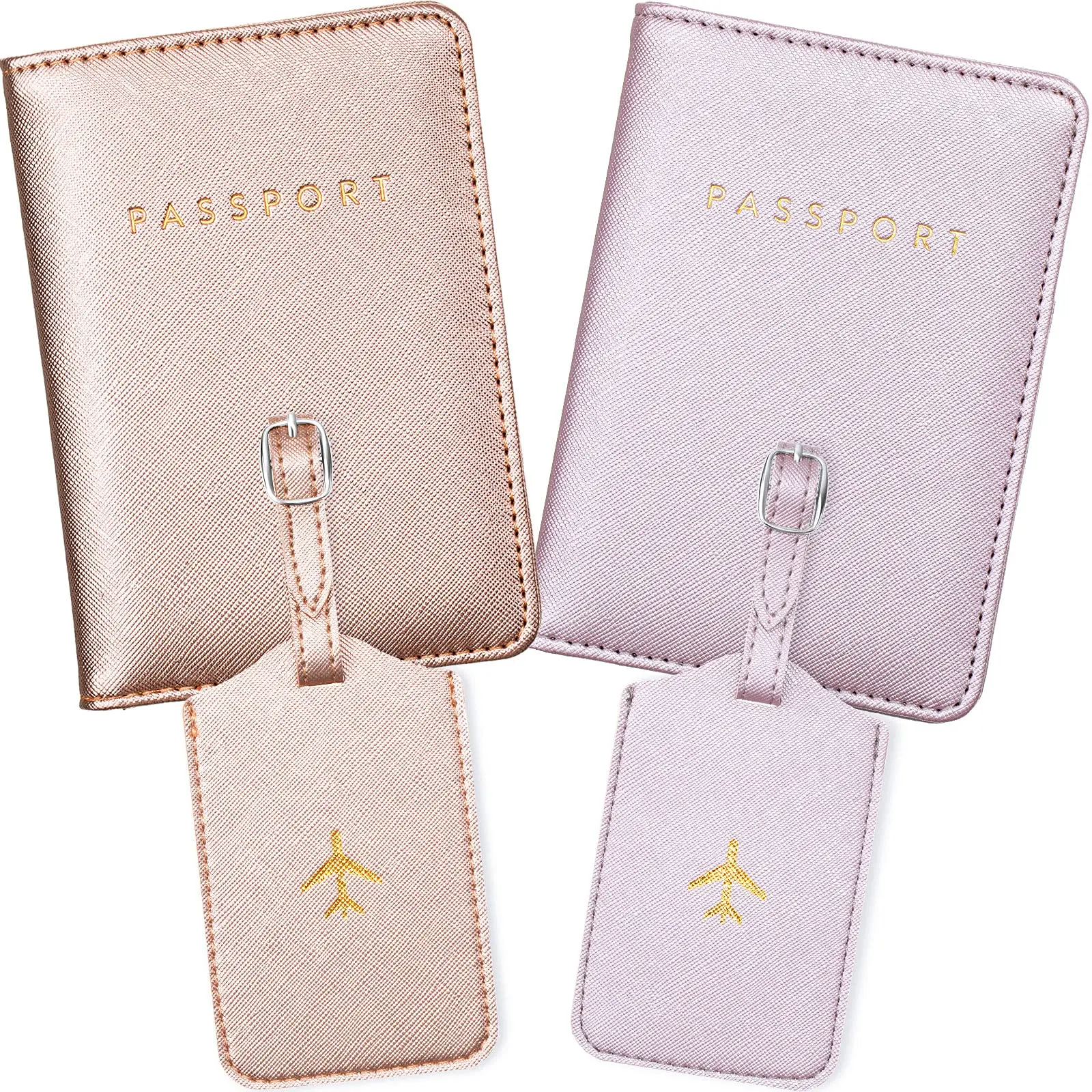 Travel Passport Folder Wallet With Customize Logo Genuine Leather Passport Cover Holder