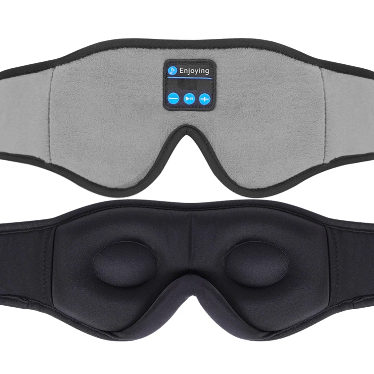 Wholesale Luxury Insomnia BT5.3 Side Sleeper Noise Cancelling Headphones Wireless 3d Mask Comfortable Sleep Headphones