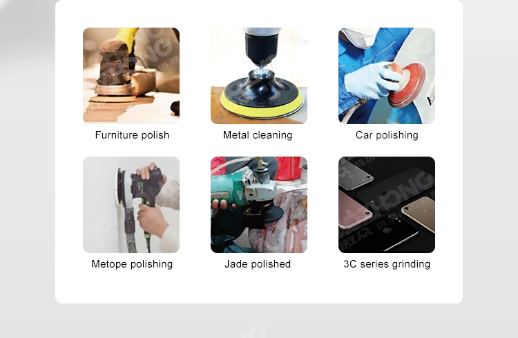 High Quality Aluminum Oxide  Abrasive Tools Sandpaper  Ppurple Sanding Disc  For Metal Cleaning