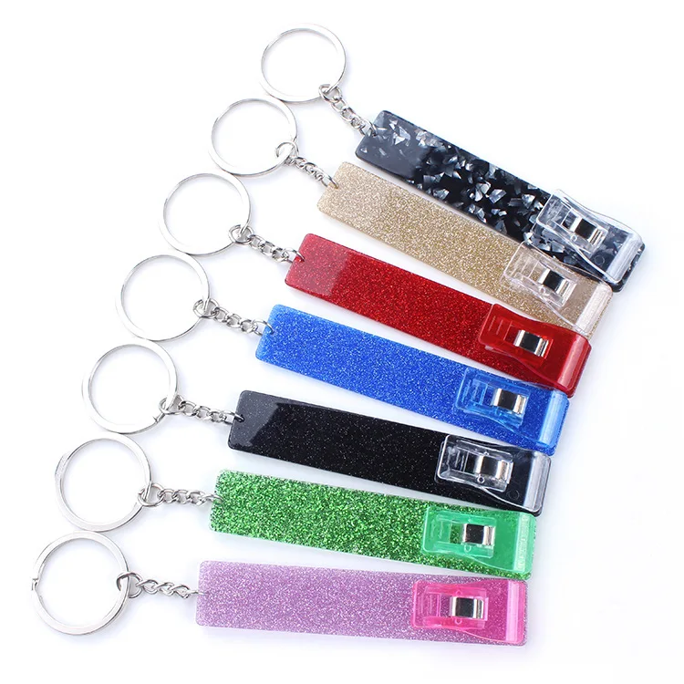 Hot-Sell 9pcs/set Self Defense Keychain Set Survival Women Items Inkfe