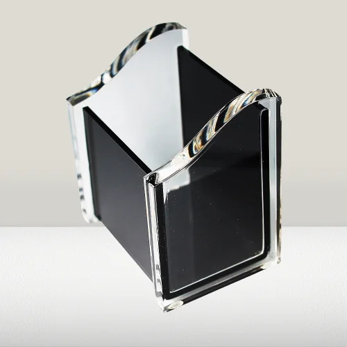 High Quality Desktop 100% Acrylic Pencil Pen Holder Container Stylish Office Supplies Desk Organizer For Export