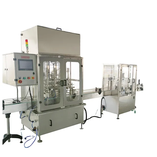 
 Автоматическая линия розлива и упаковки пищевого масла/съедобного масла  