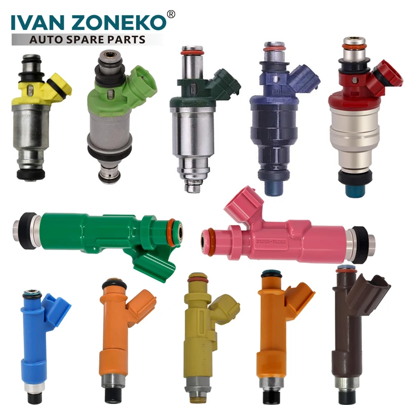 Auto Engine Parts Fuel Injector Nozzle For Toyota OEM 23250-50080 23250-31080 23250-46020 23250-46020 23250-YWG01 23209-YWG01