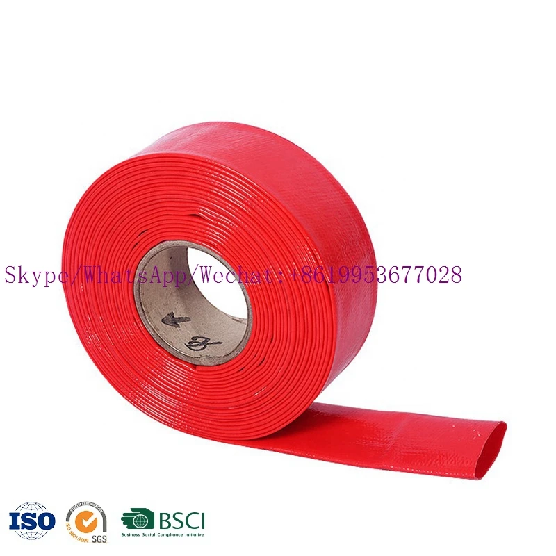 3/4- 10 inch water irrigation pvc lay flat hose from factory