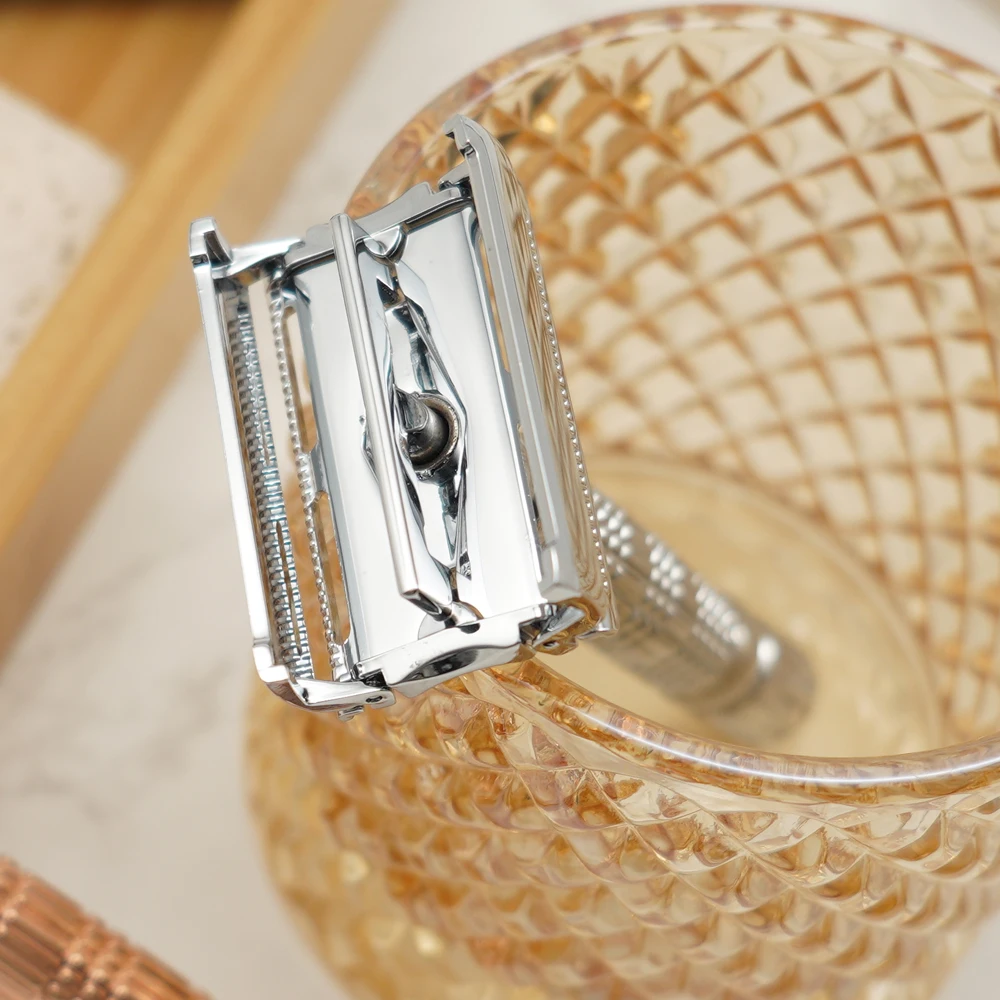 Retro style Metal Shaving razor Butterfly open head classical Double Edge Safety Razor
