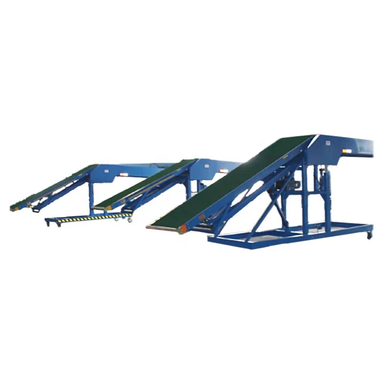 Extendable mobile Gravity telescopic belt  Conveyor system  Shanghai Muxiang  Conveying Machine for factory box bag package