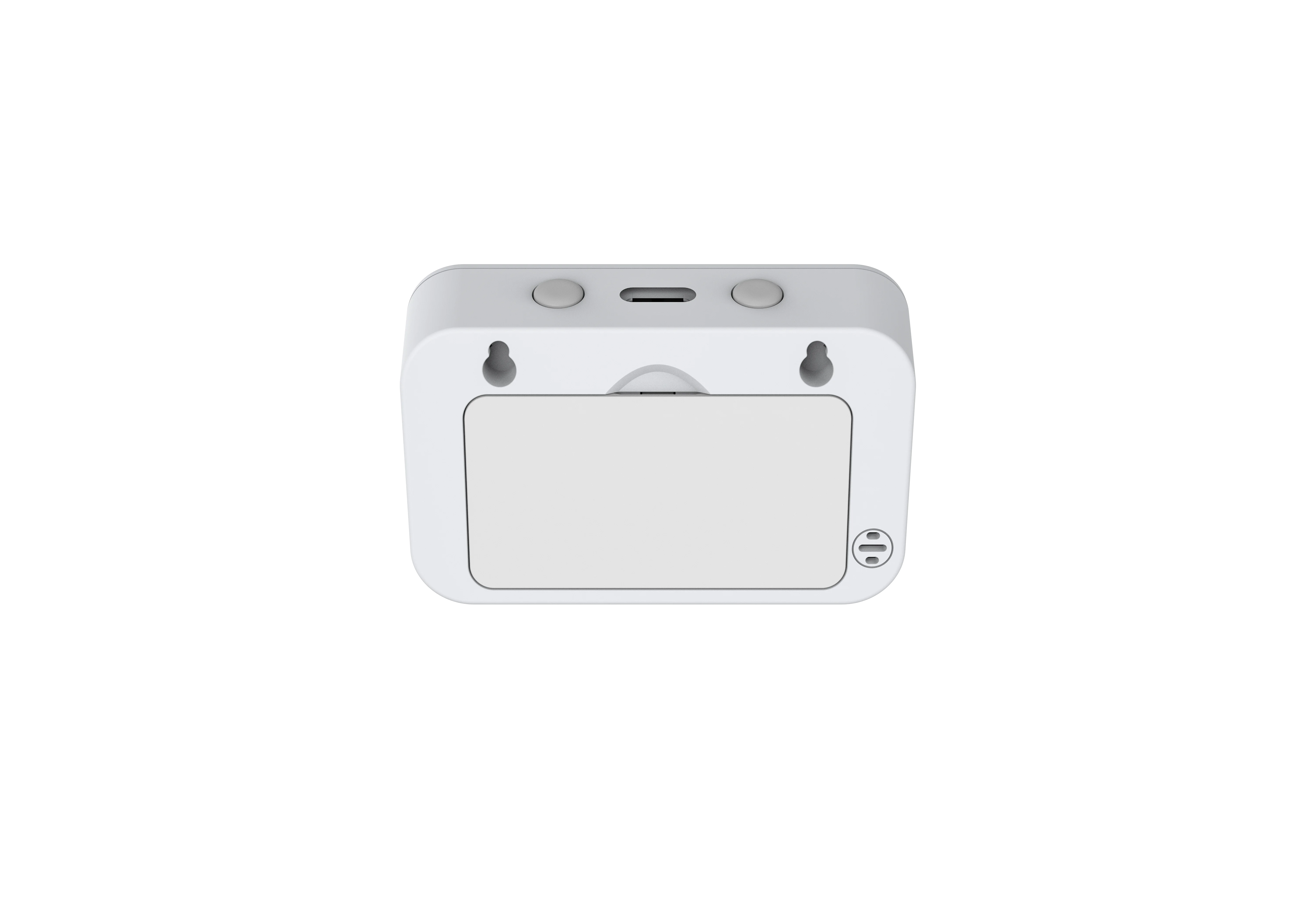 tuya wifi temperature, light and humidity sensor built-in digital wake up speaker smart table clocks