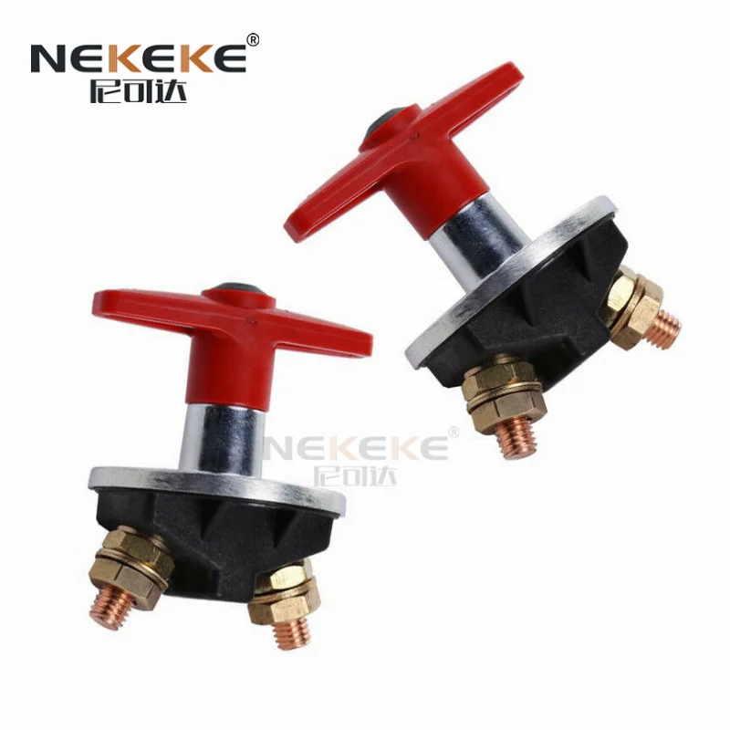 NEKEKE 12V Battery Isolator Disconnect Cut Off Power Kill Switch for Truck&Car&Boat&RV