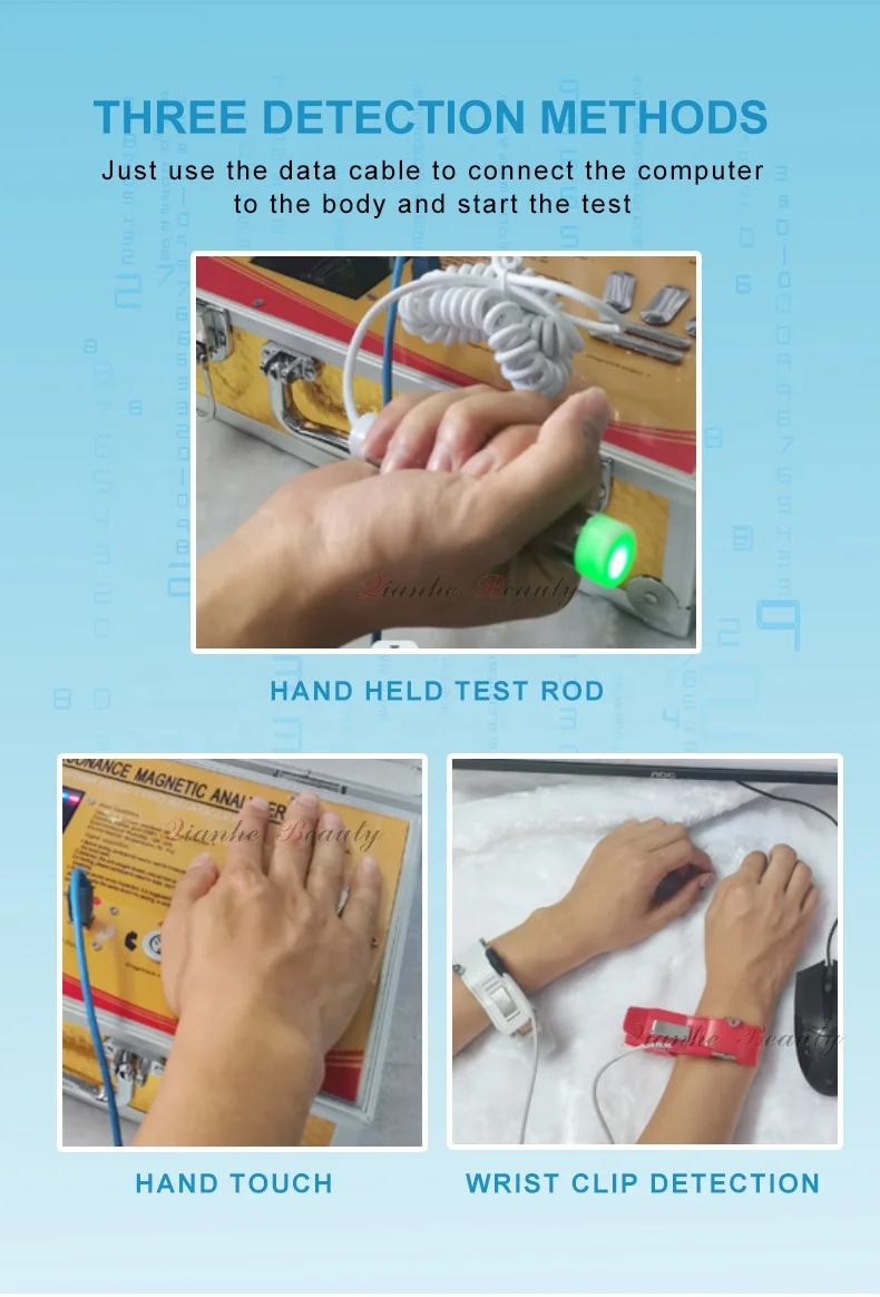 Spanish Polish German French Korean Dutch 15th quantum magnetic resonance health body analyser