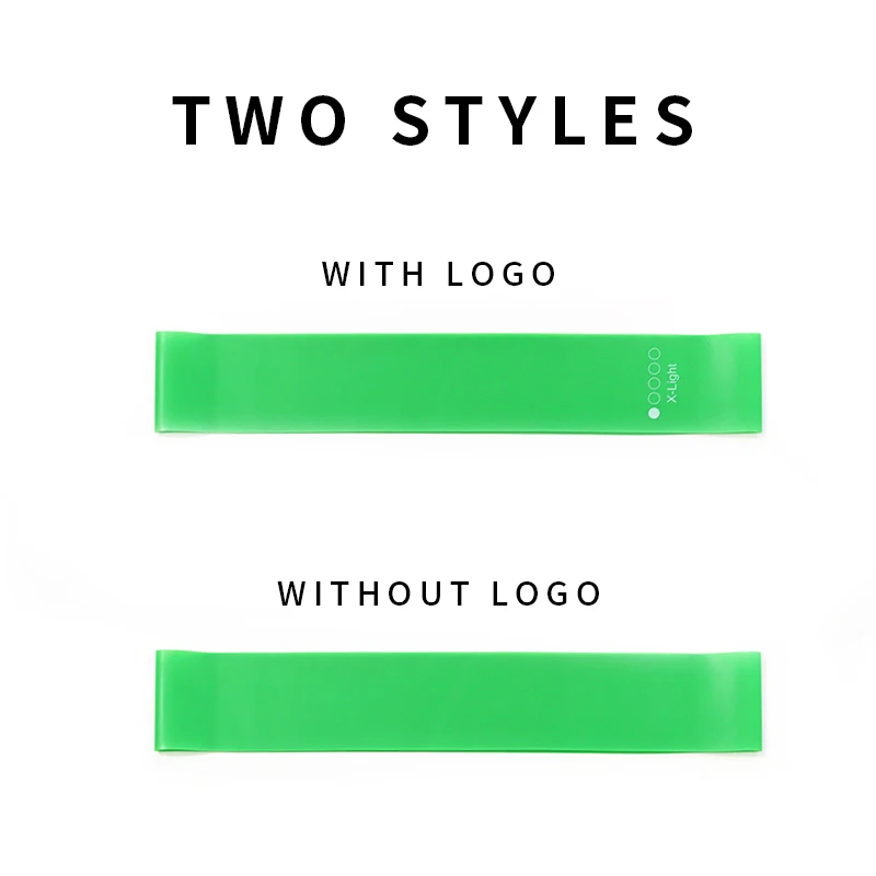 Wholesale Exercise Stretch Mini Latex Yoga Custom Workout Band Set resist band leg Loop Fitness hip Resistance Bands