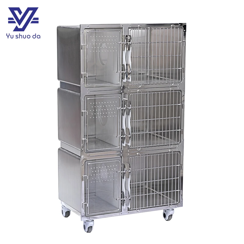 Hospital veterinary cat anti-scratch cage
