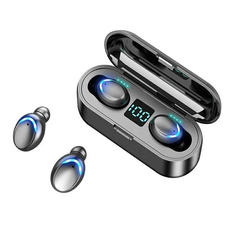 Waterproof Earbuds Tws V5 Stereo Headset Auricul Wireless Earphone Draadloze Oortelefoon Inalambricos Auriculares F9