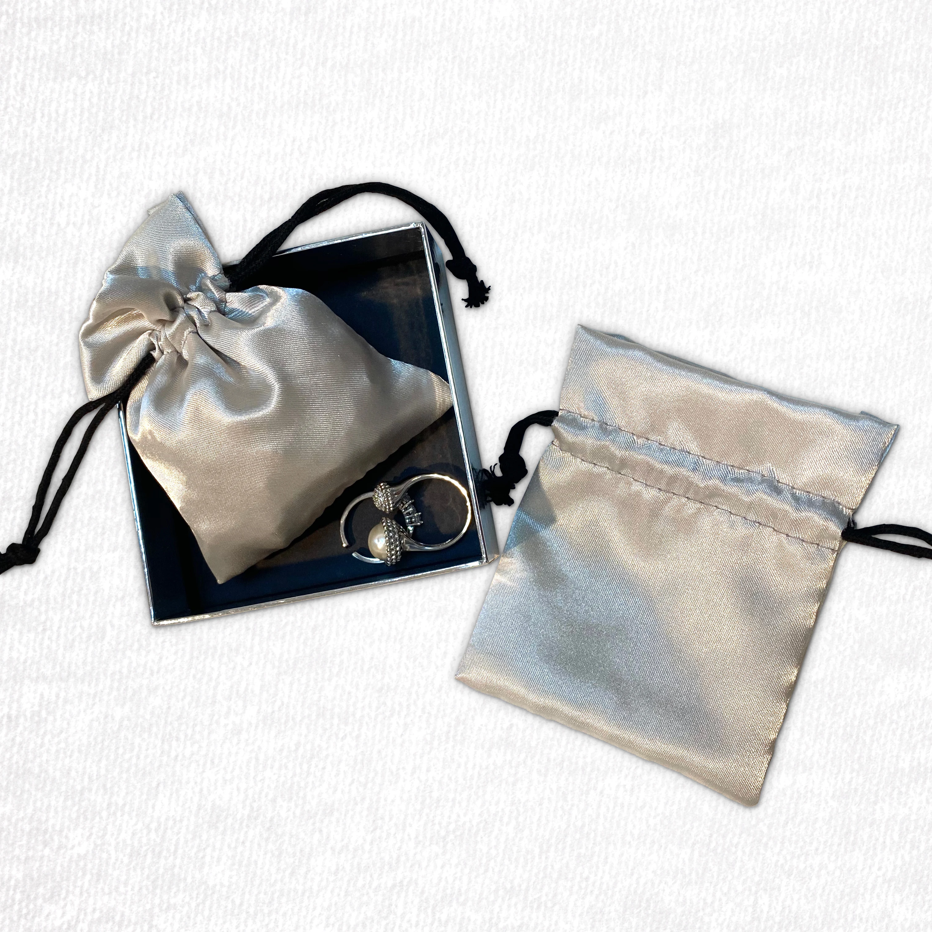 FSD Latest Arrival Cheap Satin Pouches Gift Bags Satin Drawstring Bag Small Pouch Silky Satin Pouch Jewellery