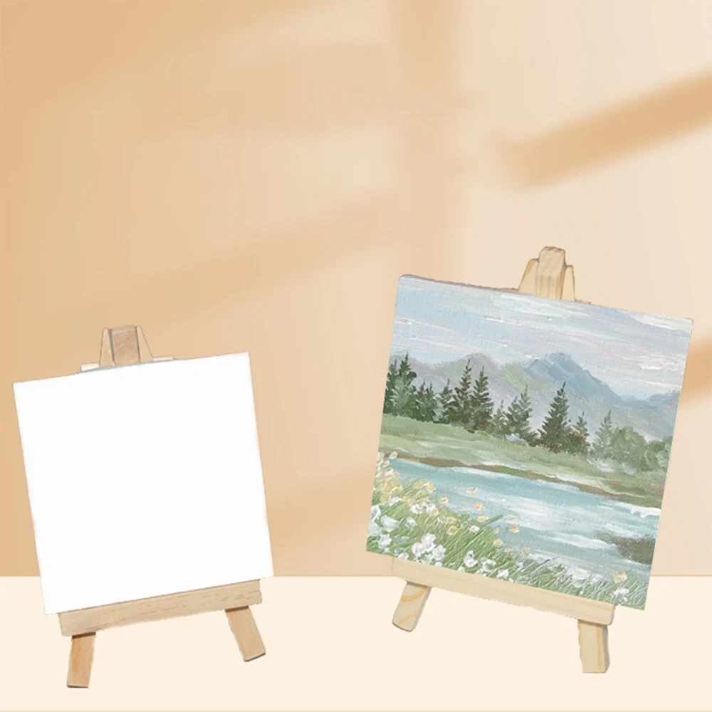 Mini wood display easel for art supplies kids mini easel desktop easel