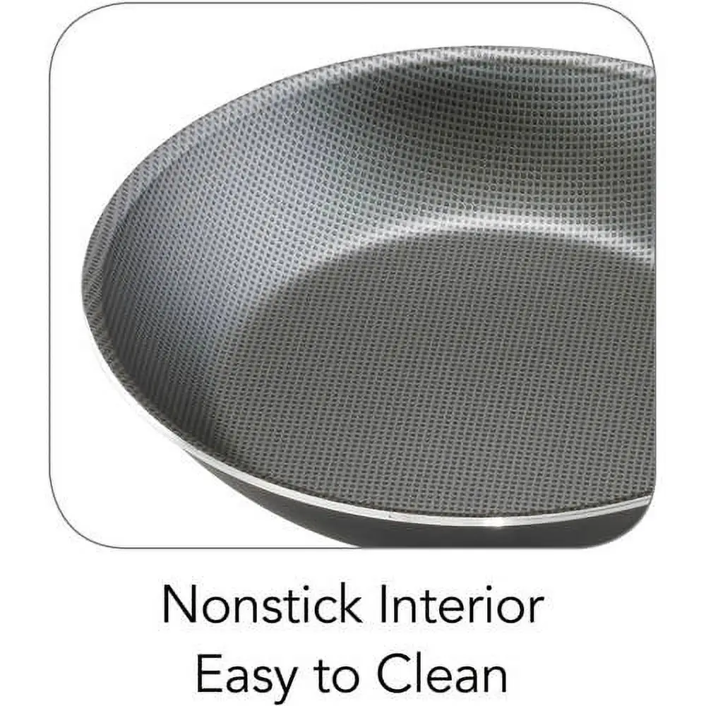 10pc Aluminum Non Stick Cookware Wok Medical Stone Gift Set Nonstick Aluminum Cookware Set with Prestige Tools