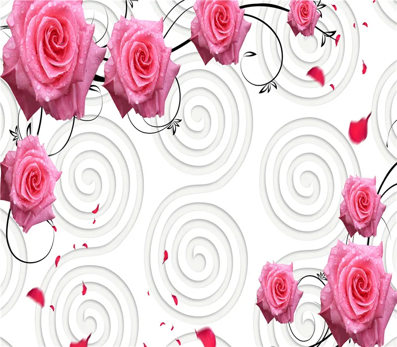 Longtime New Arrival Household PVC 3d Wallpaper Interior coating wall paper modern design home decor