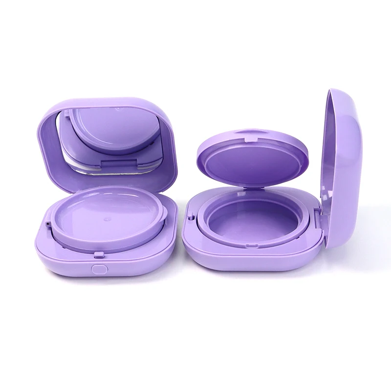 Custom luxury air cushion Box empty square compact powder container 15g air cushion case cushion blush foundation case