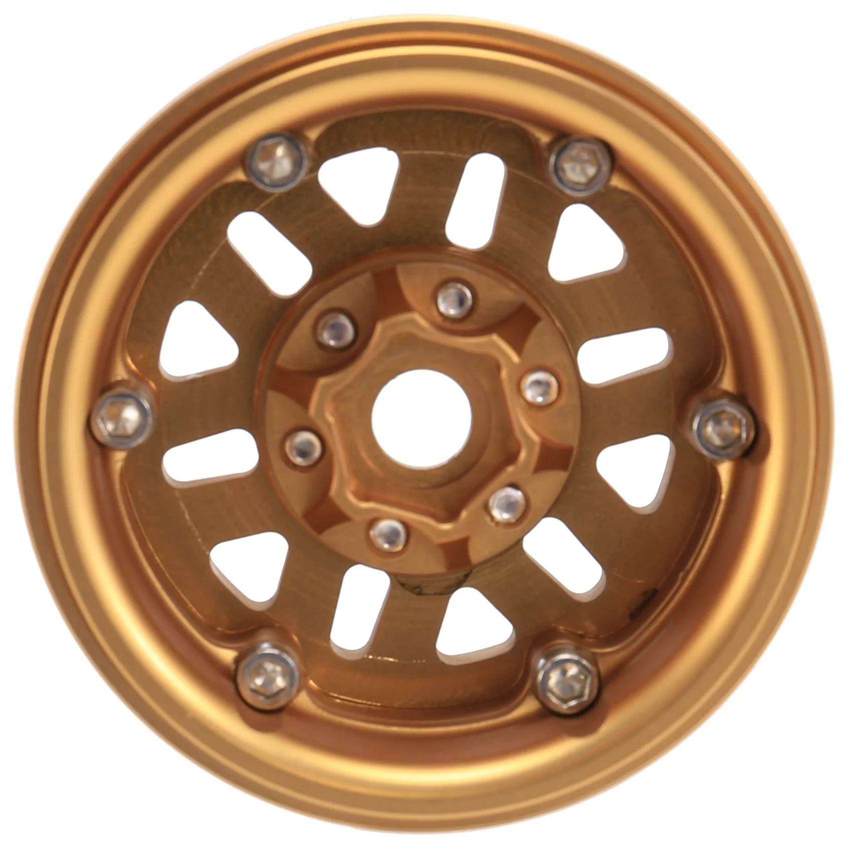 240 g/pc. Heavy brass bead 1.9 wheel hub wheel rim for 1/10 of a radio controlled caterpillar TRX-4 Axial SCX10 RC4WD D90 YK4082