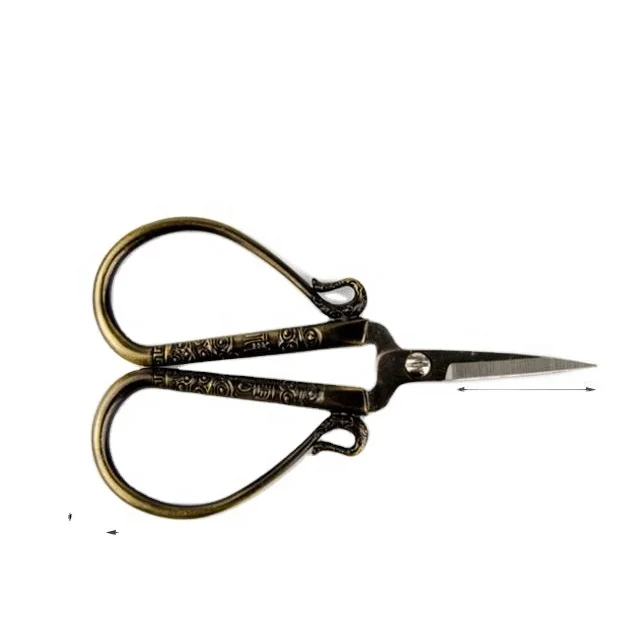 High Quality Plum Blossom Scissors Low MOQ Competitive Price Vintage Paper-cut stainless steel scissors