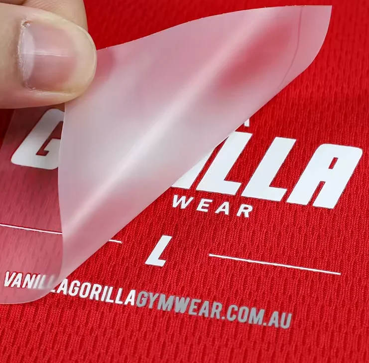 Wholesale Heat Transfer Stickers For T Shirts Embossed LOGO Scratch Resistant T Shirt Transfer Stickers