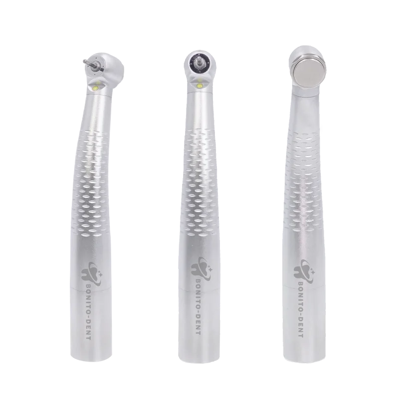 W-H Silver Dental Handpiece with 4 Sprays and Illuminating Function for Precise Operation