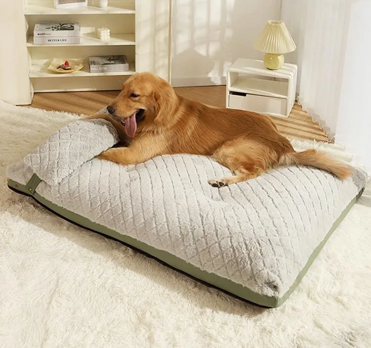 Hot Large Luxury Dog Bed Dog Sofa Bed With Adjustable Pillow Pet Beds & Accessories