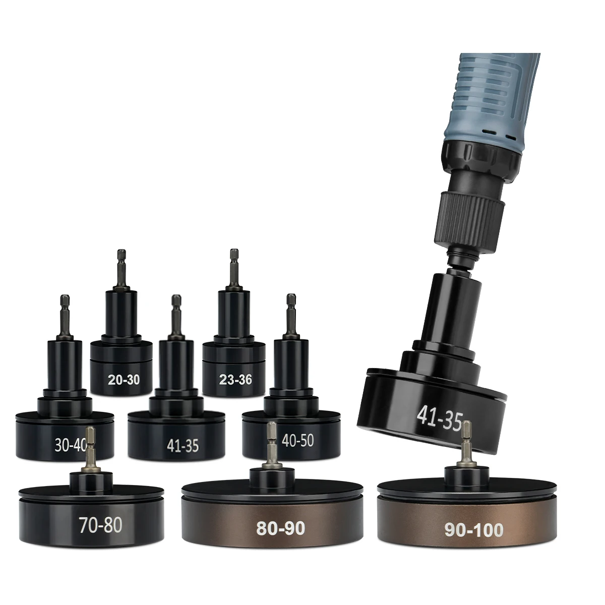 aluminum alloy capping machine manual screwing capper used with H6.35 screwdriver for 10-100mm caps tightening twist