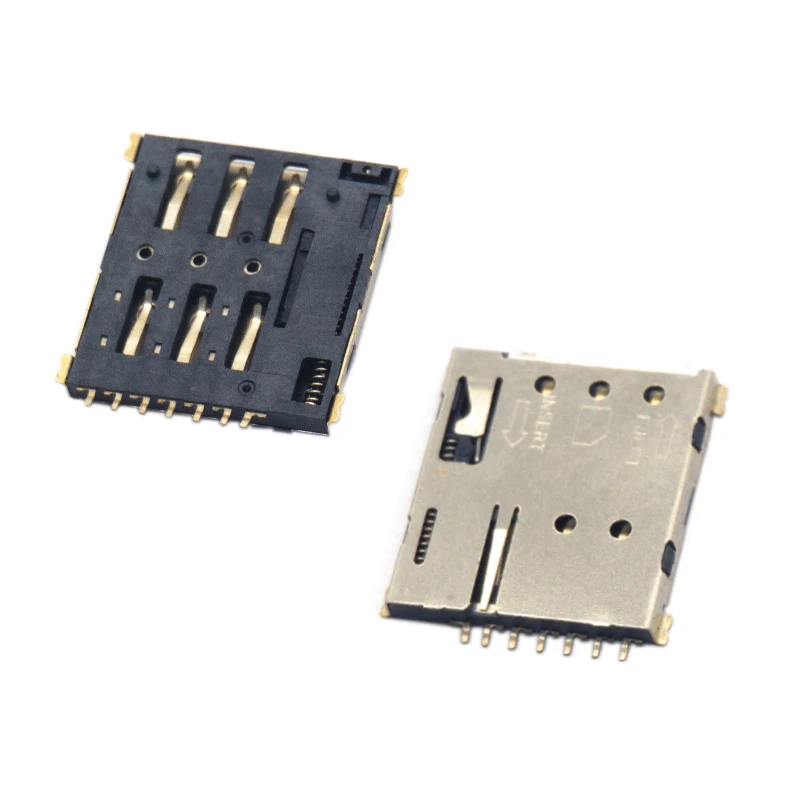 Stable Performance Push push Type tablet nano sim card holder connector