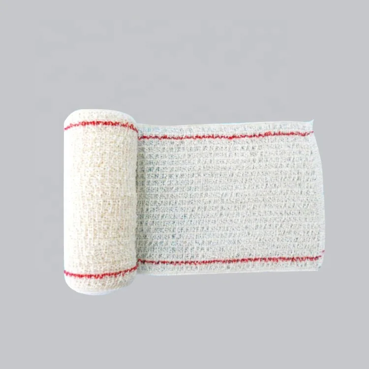 97% cotton+3% spandex top quality crepe bandage roll for sale