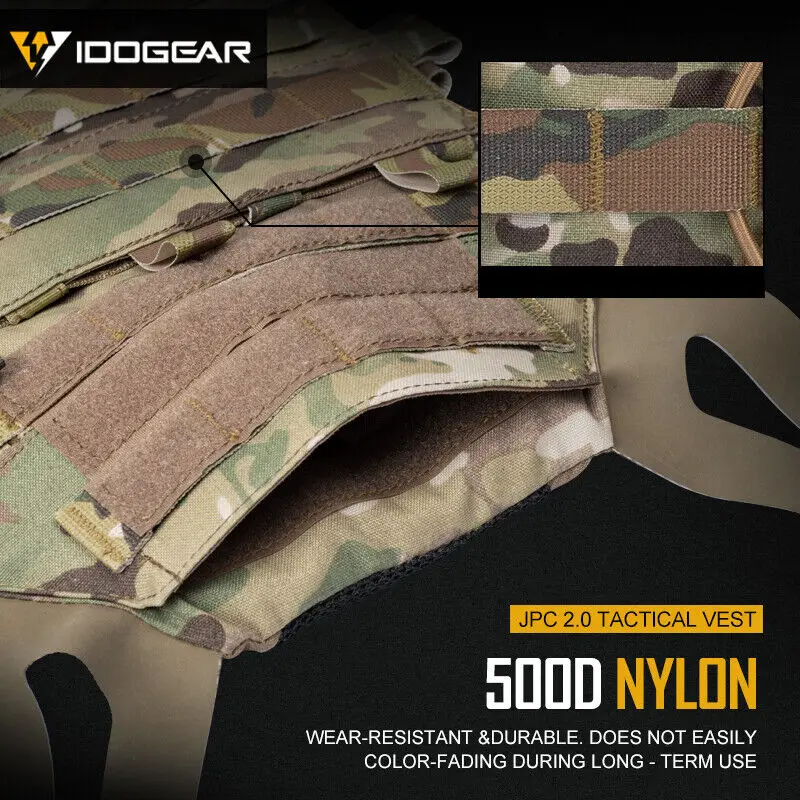 IDOGEAR JPC 2 0 Mulitcam MOLLE защитный жилет для пейнтбола Охотничий Жилет бронированный Камуфляжный тактический переноска