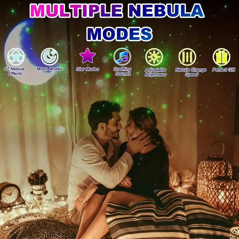 Upgraded Bluetooth Speaker Remote Control Spaceman Astronaut Projector Star Night Light Projection Lamp With Music Player