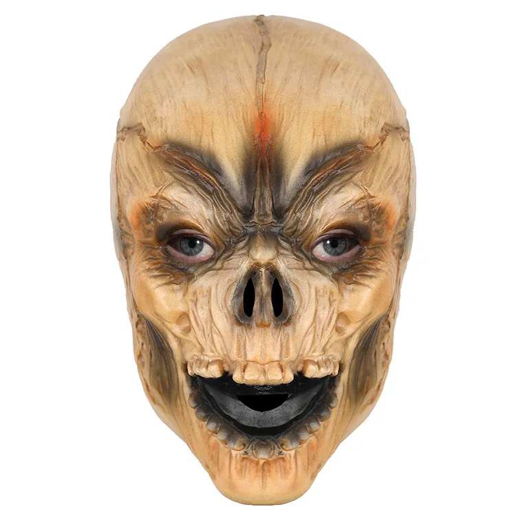 Hot-Selling latex full head skeleton halloween scary crazy clown mask