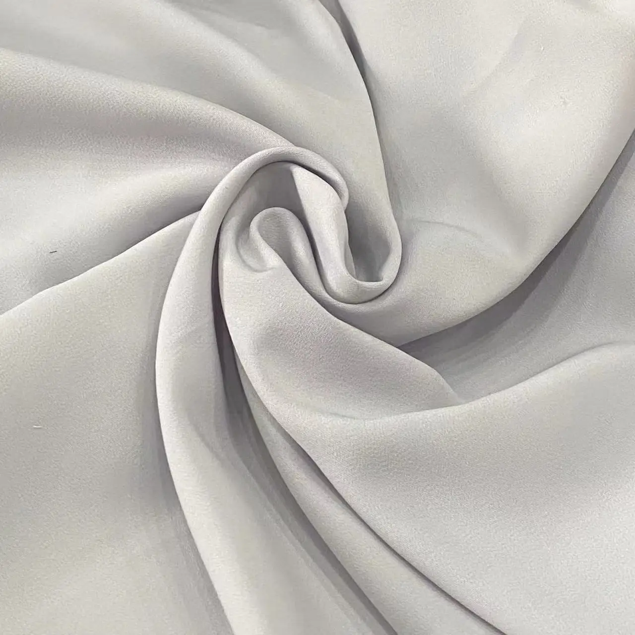 Wholesale high quality 100%polyester snow satin chiffon fabric for dresses textiles