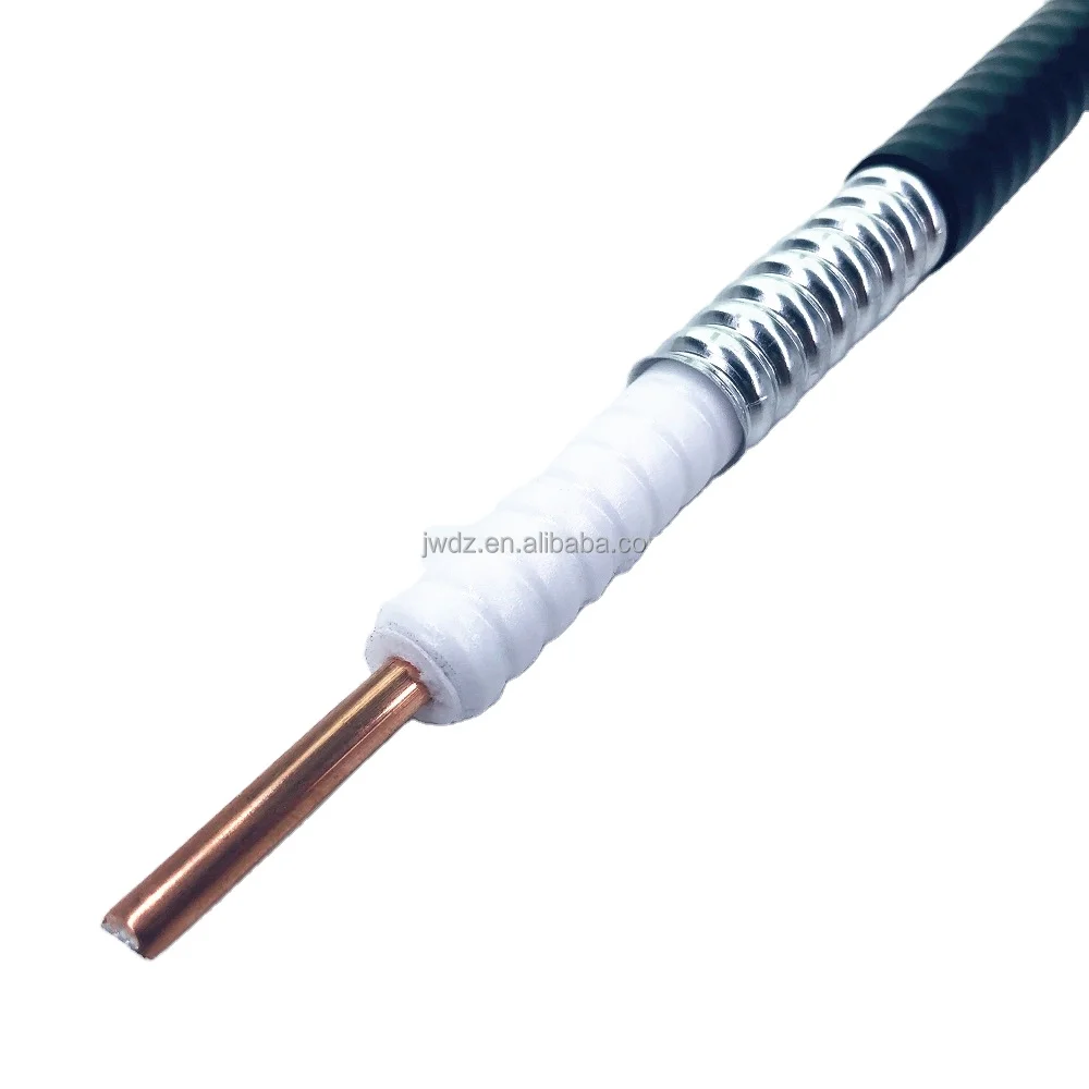 low attenuation feeder cable 1/2 RF corrugated  al aluminum tube coaxial cable