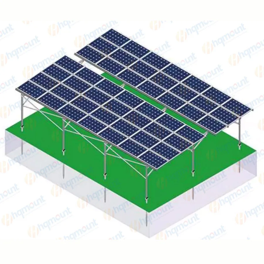 China Greenhouse Solar Farm Ground Mounting Solution Agricultural PV Farm Mounting Bracket