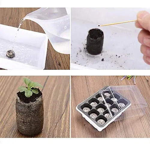 Seed Starter Soil Plugs 36 mm Start Seedlings Indoors Easy to Transplant to Garden coir pellets
