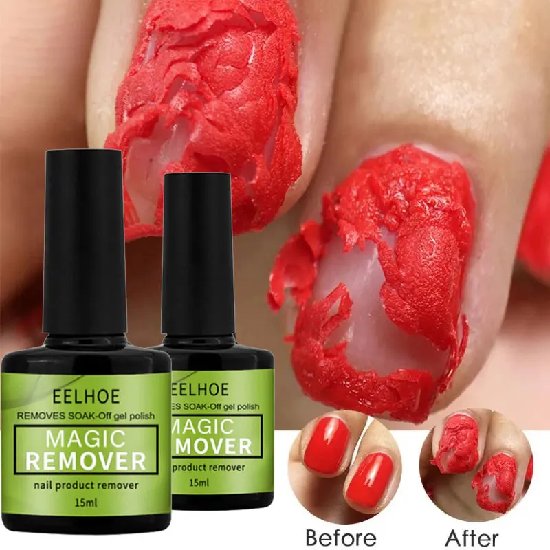 15ml Professional Nail Polish Remover Liquid Manicure Semi Permanentnail Gel Polish Remover Varnish Nail Supplies for Beauty