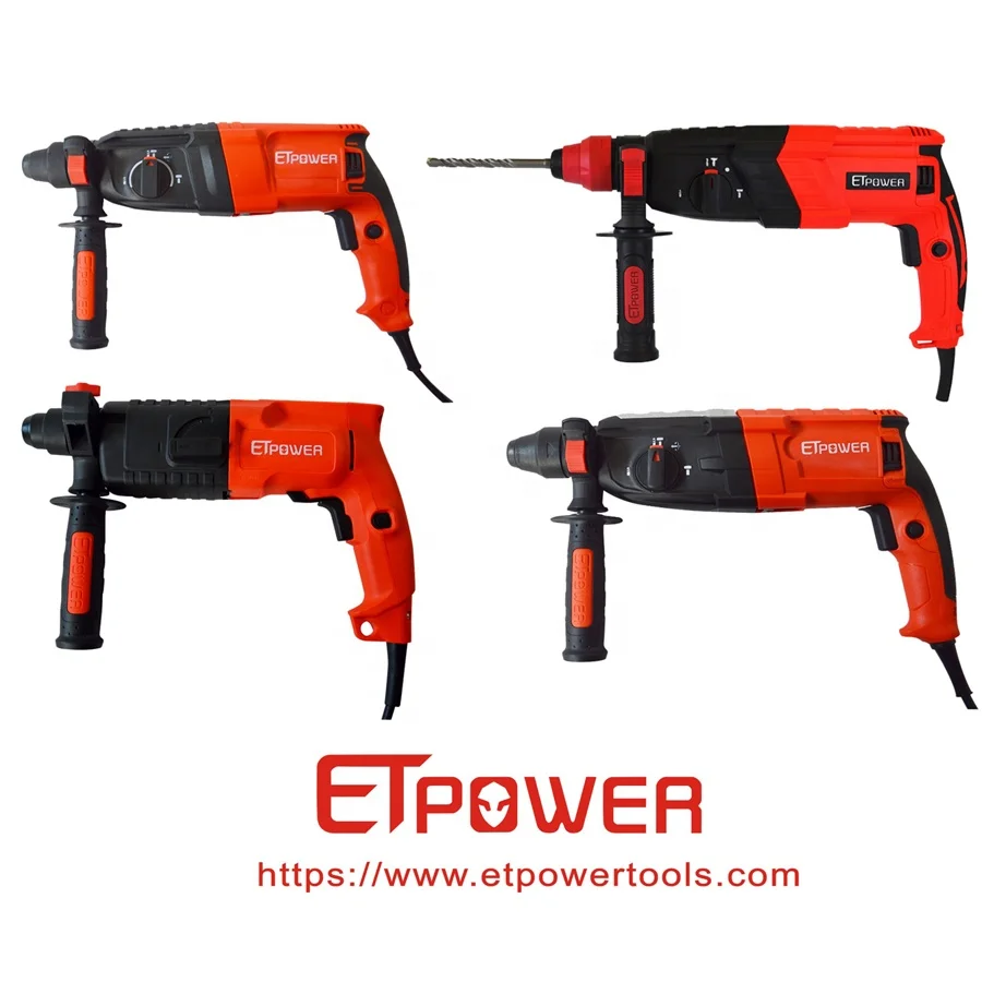 ETpower Herramientas Electrica Power tool Maquina Perforadora de Martillo Rotatorio SDS Plus Bosch Hammer