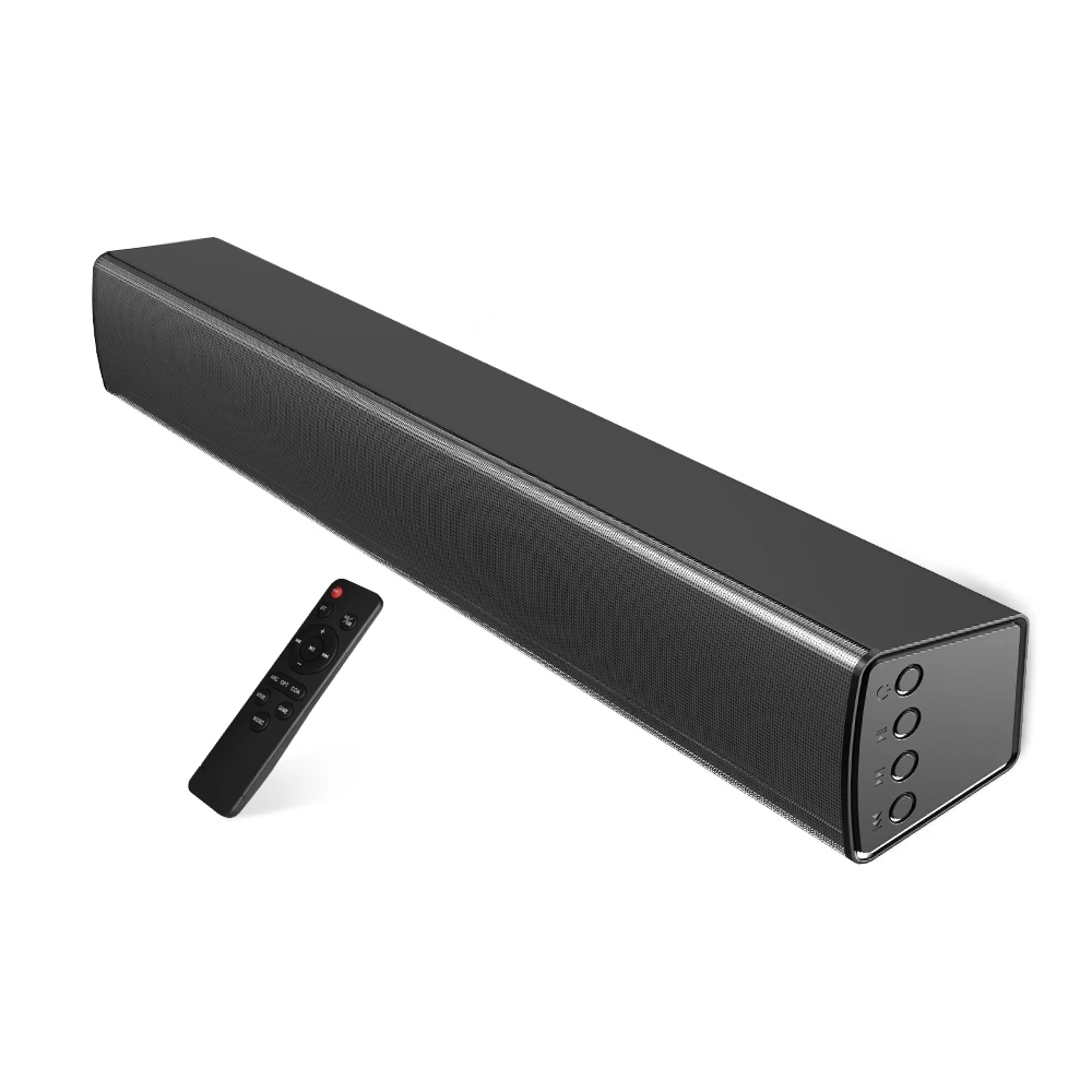 Новые поступления, оптовая продажа, 20 Вт, короткая ТВ-саундбар, мини-BT саундбар, динамик, домашний кинотеатр, беспроводная Саундбар для ТВ/ПК/Aux