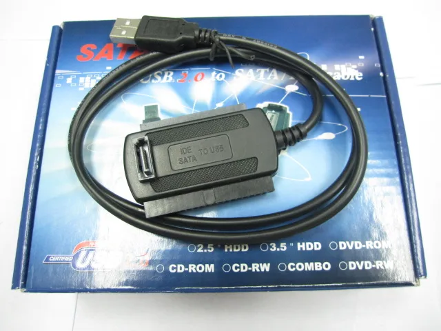  Кабель-переходник OEM USB 2 0 к IDE/SATA для жесткого диска/оптического